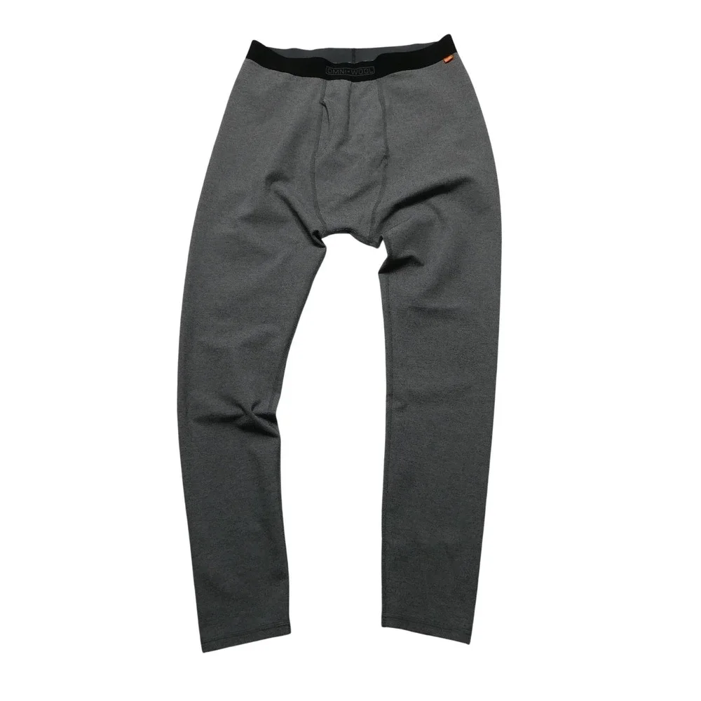 Omni-Wool Long Johns Pants Mens XL Gray Thermal Base Layer Underwear Stretch